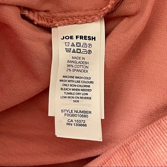 NWT Joe Fresh Girls Pink Corduroy Overall Dress - Picture 4 of 4